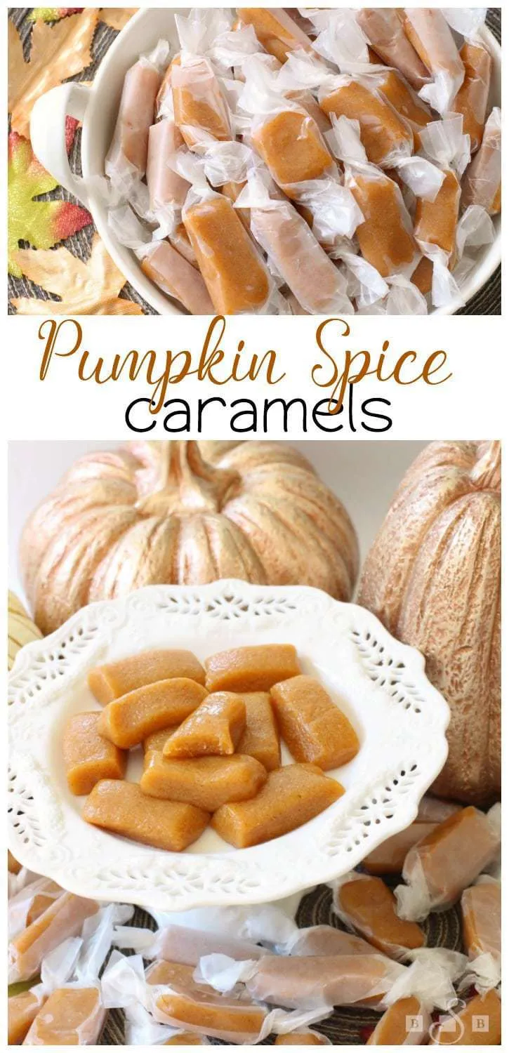 Pumpkin Spice Butter Caramels
