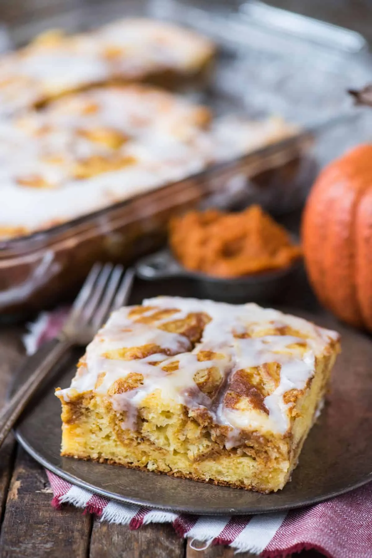 Pumpkin Swirl Coffee Cake