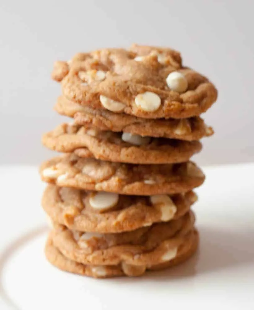 Pumpkin White Chocolate Pudding Mix Cookies
