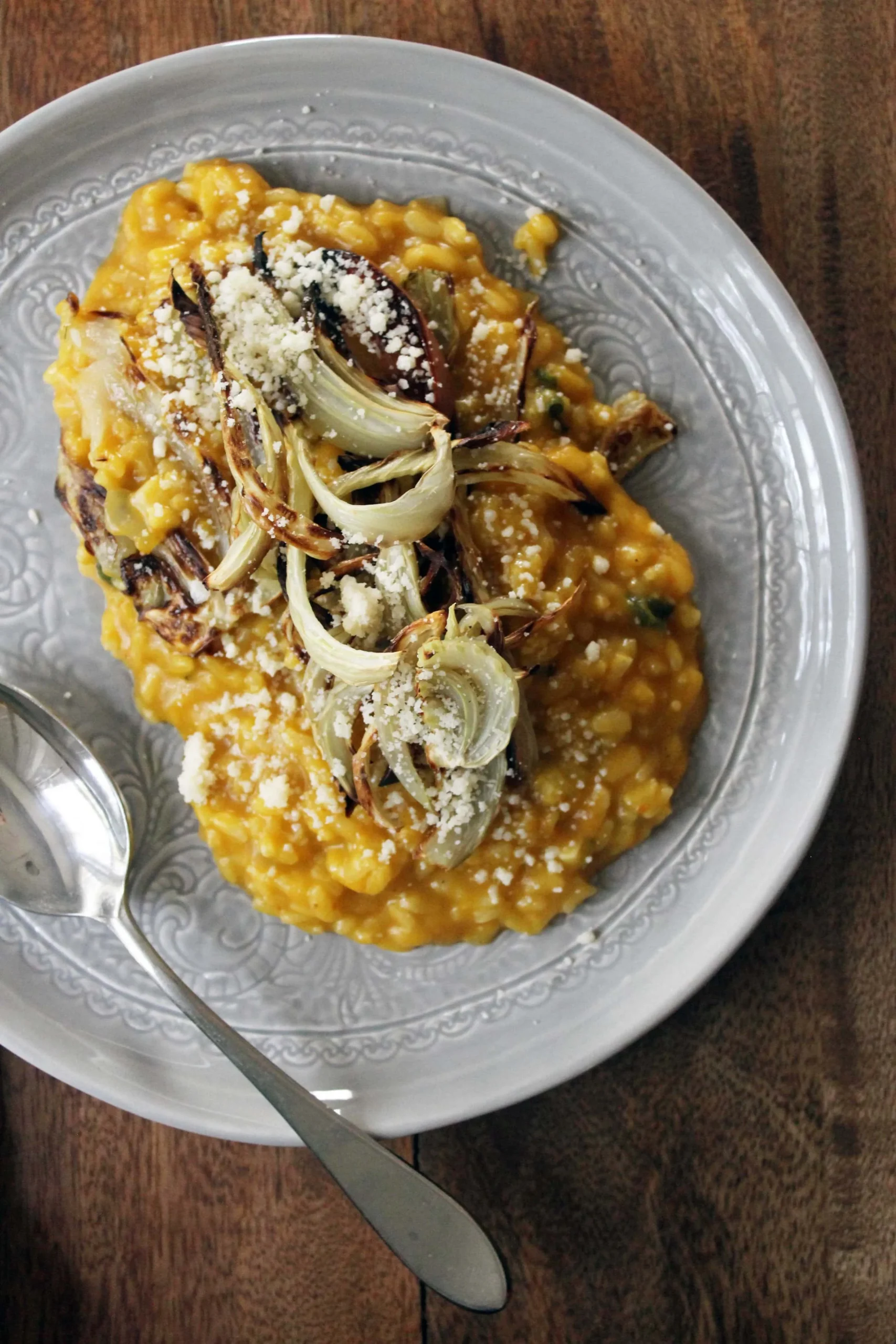 Pumpkin and Apple Risotto