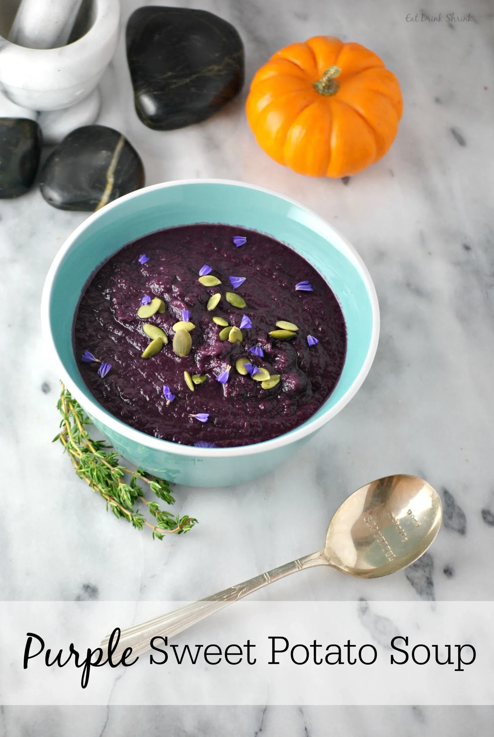 Purple Sweet Potato Unicorn Soup
