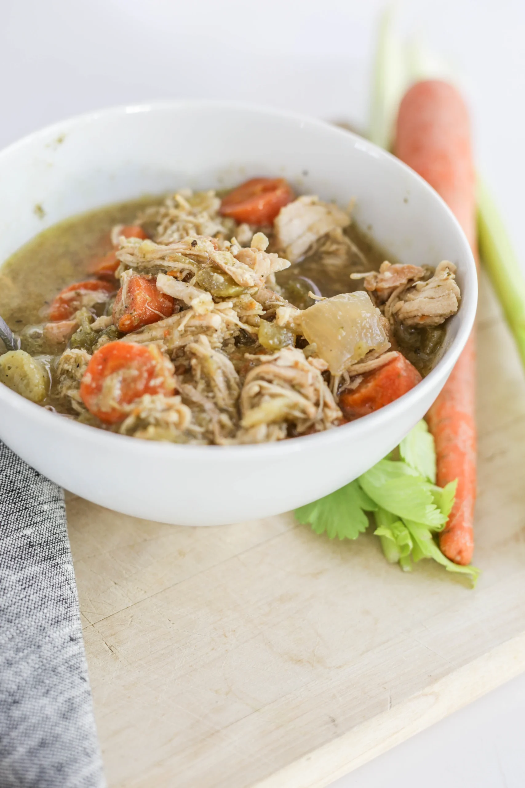 Quick Bone Broth Chicken Vegetable Soup
