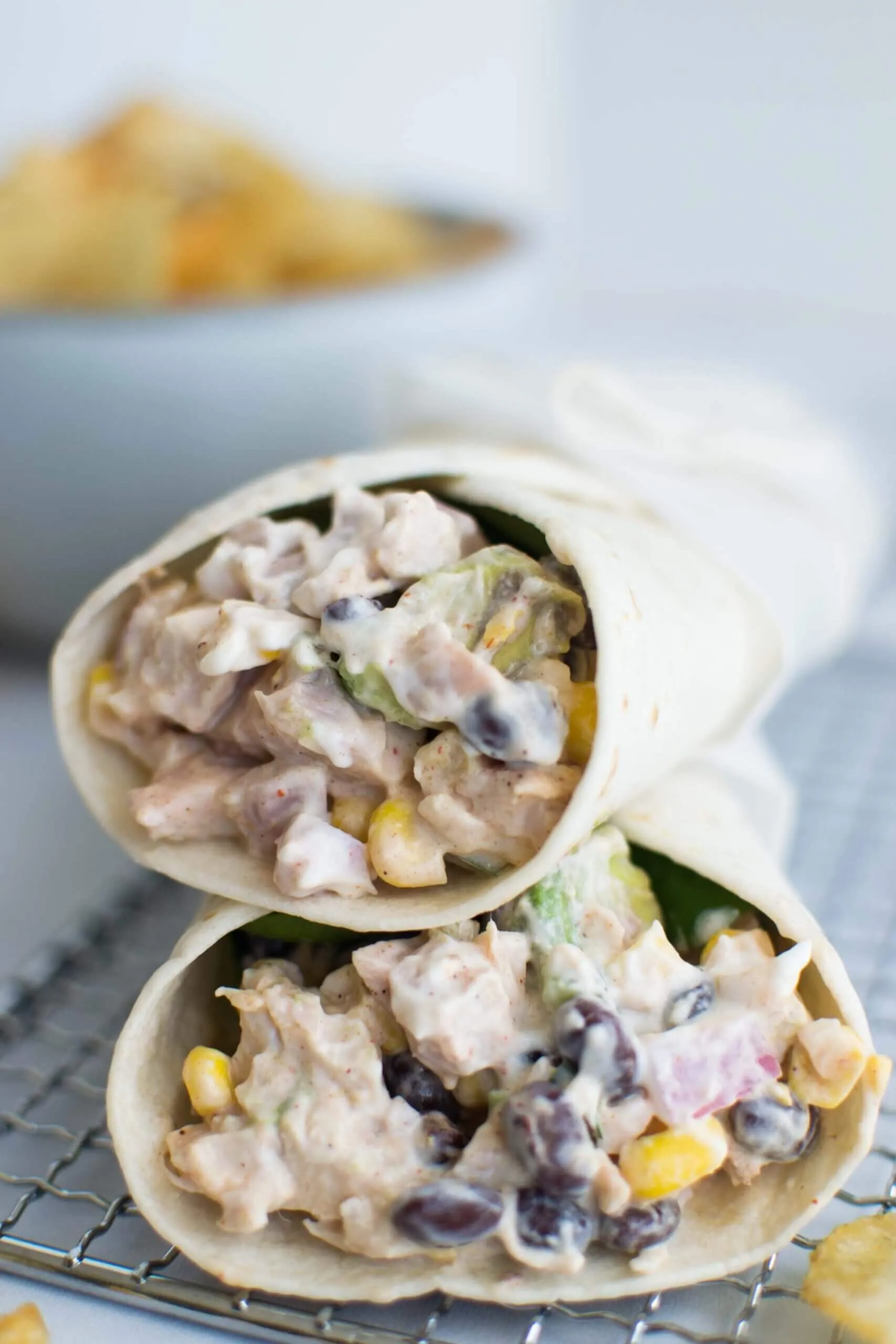 Quick Easy Tex Mex Chicken Wraps