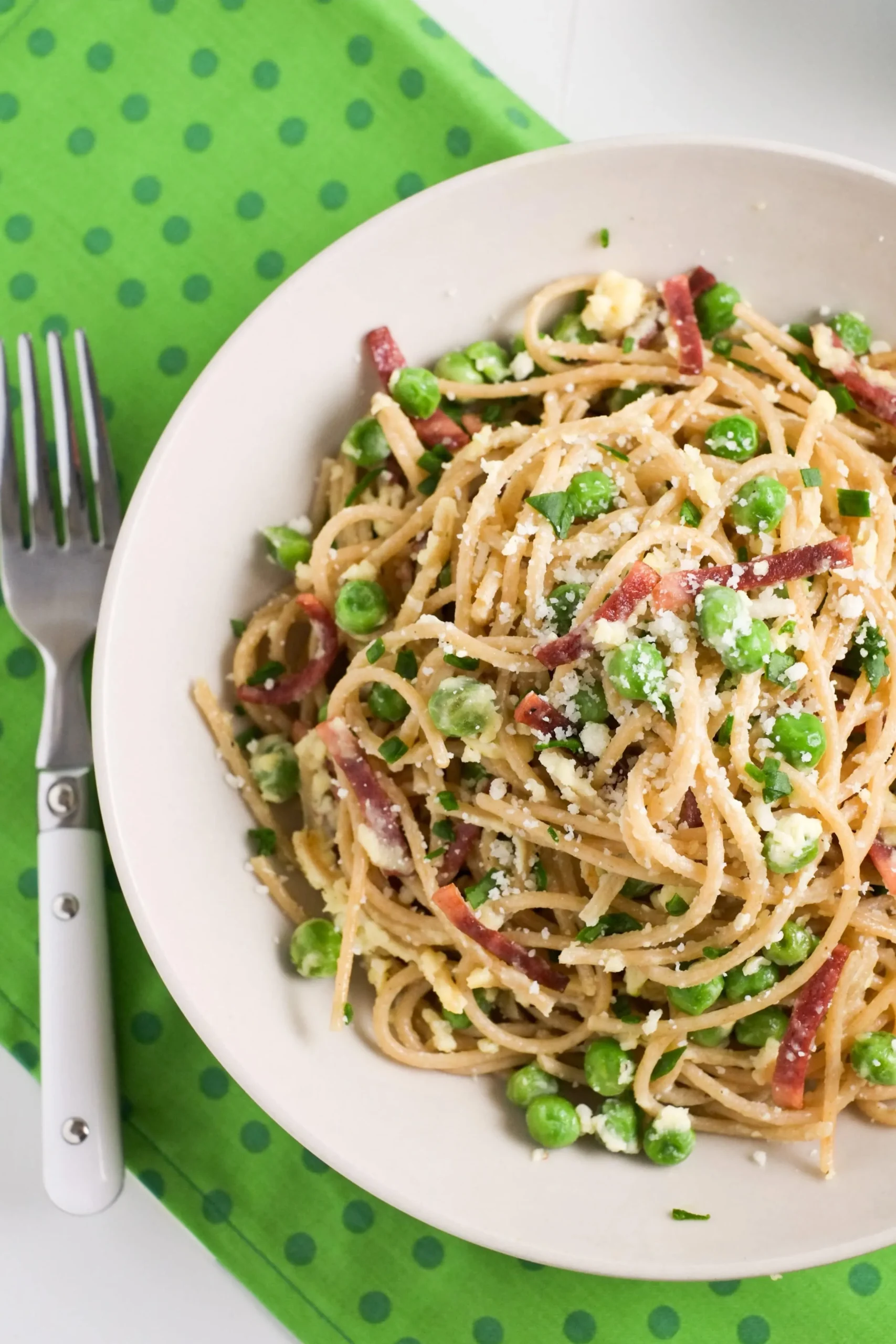 Quick Healthy Pasta Carbonara