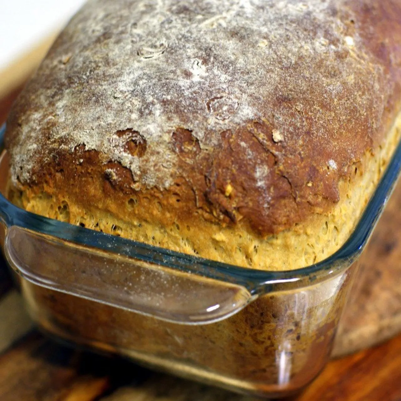 Quick Molasses Oat Bread