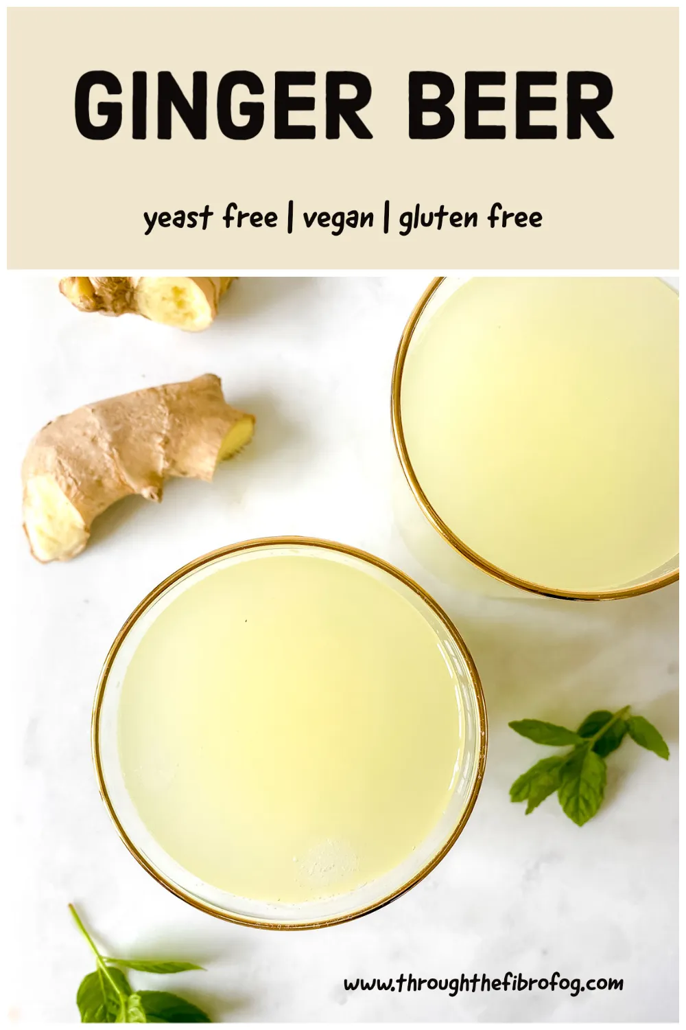 Quick Yeast Free Alcohol Free Ginger Beer