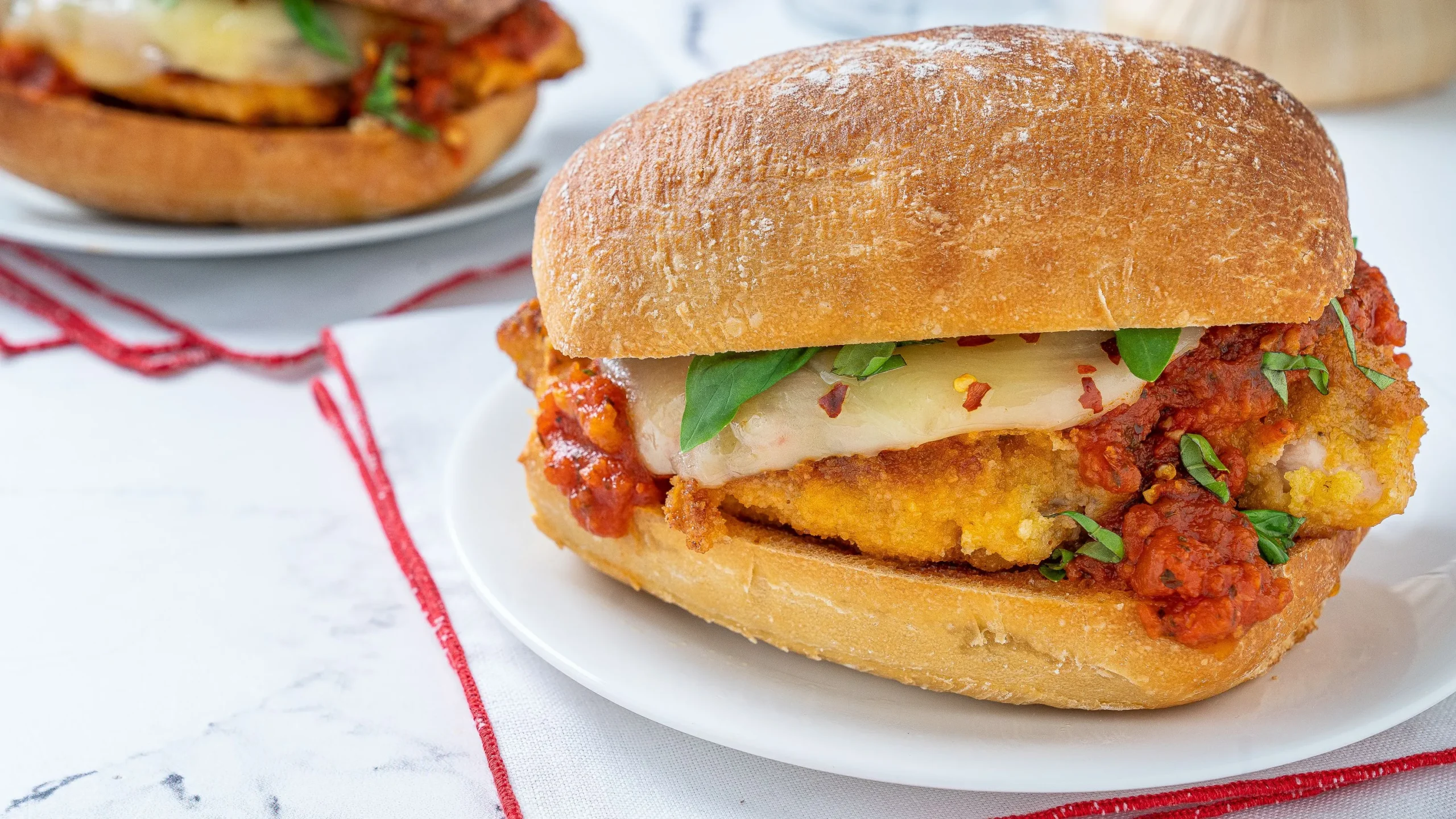 Quick and Easy Chicken Parmesan Sandwich Kitchenloose