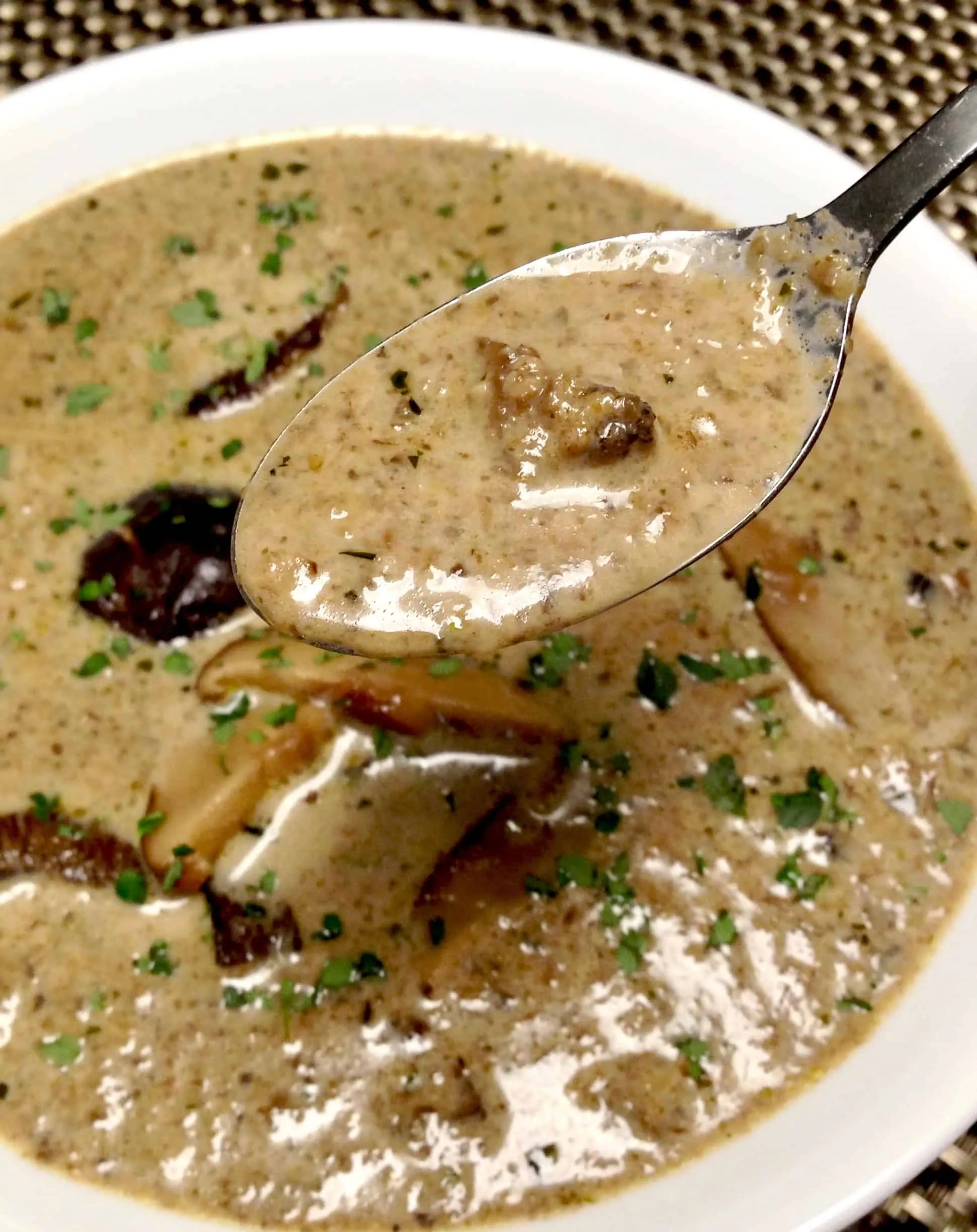 Quick and Easy Creamy Wild Mushroom Soup
