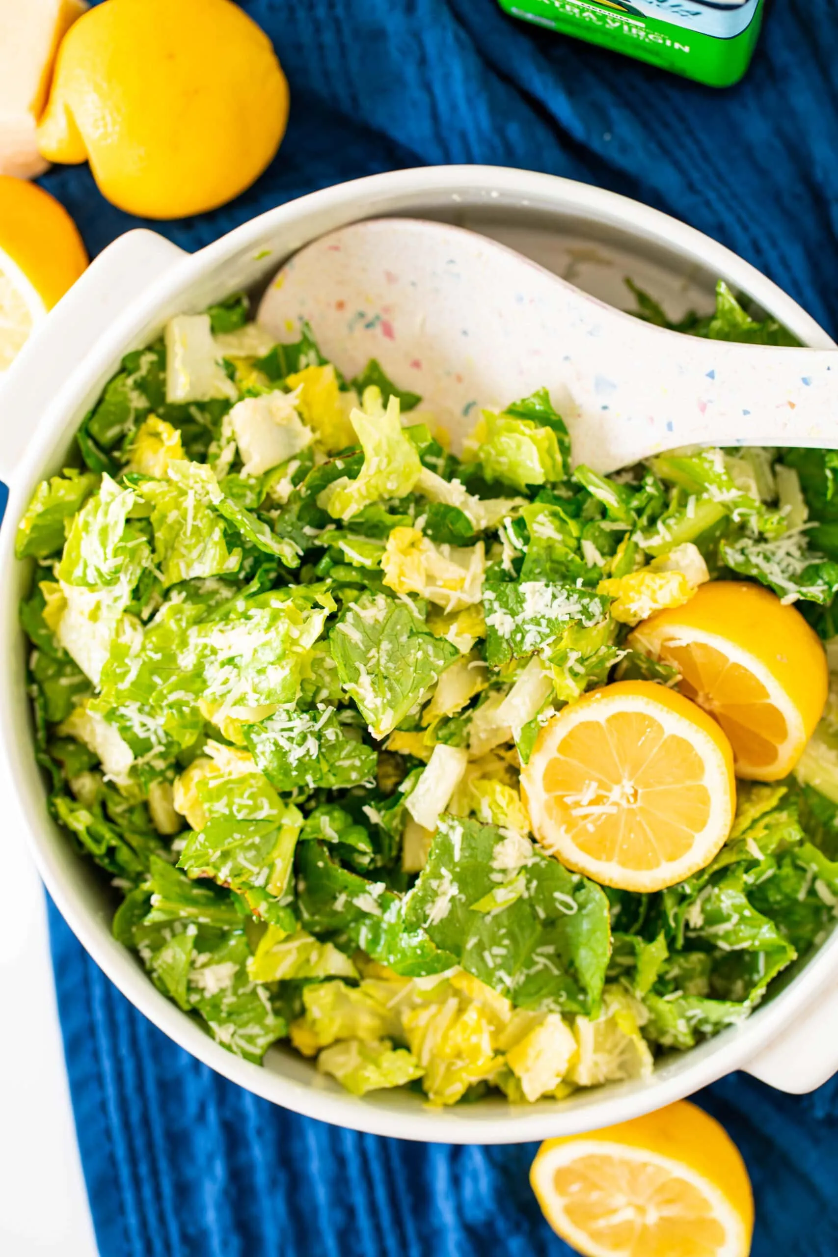 Quick and Easy Lemon Parmesan Cabbage Salad