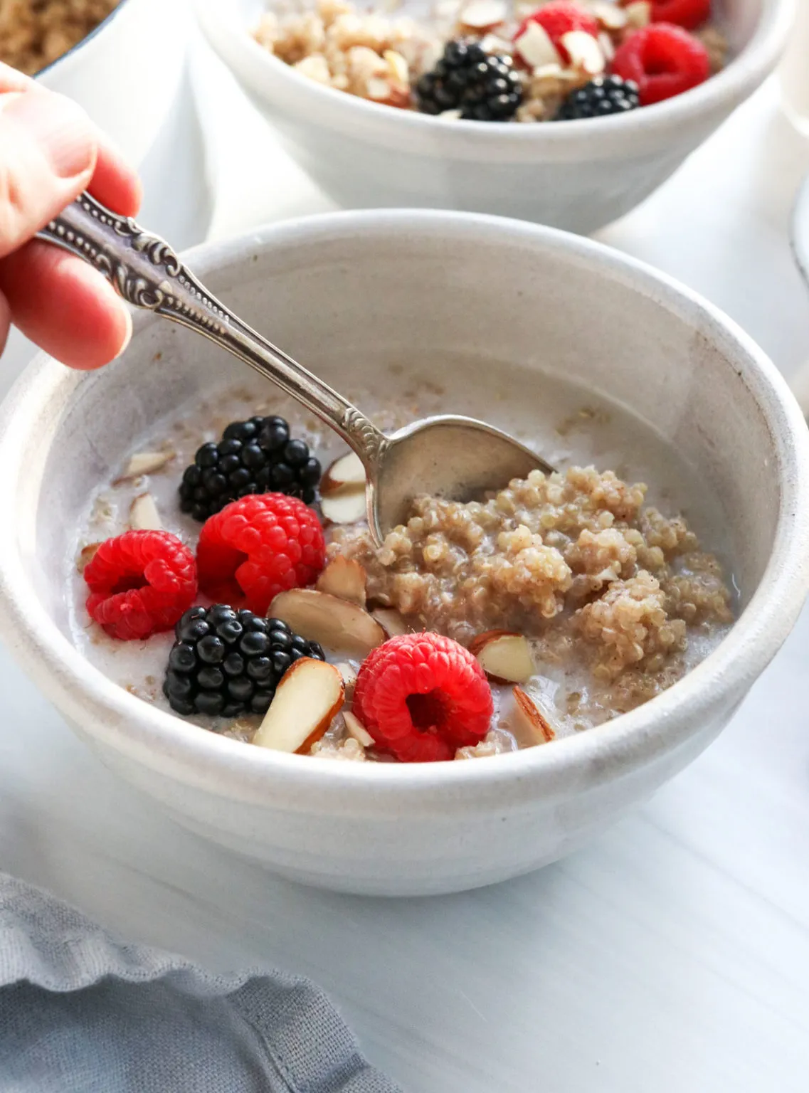 Quinoa Porridge with Maple Brown Sugar
