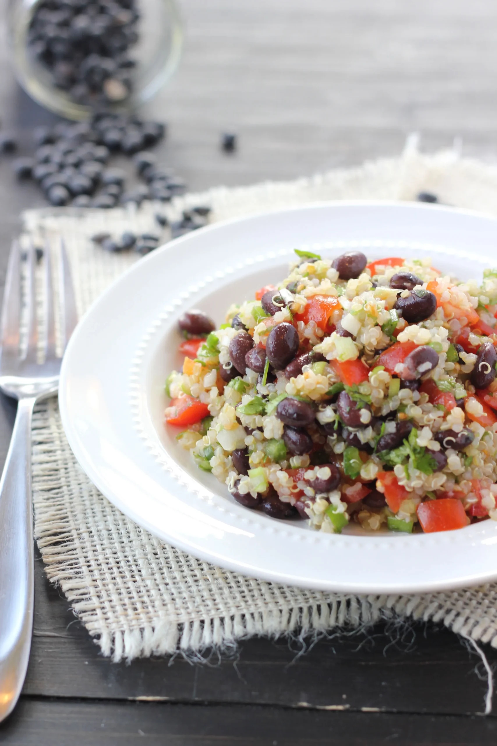 Quinoa with Black Beans