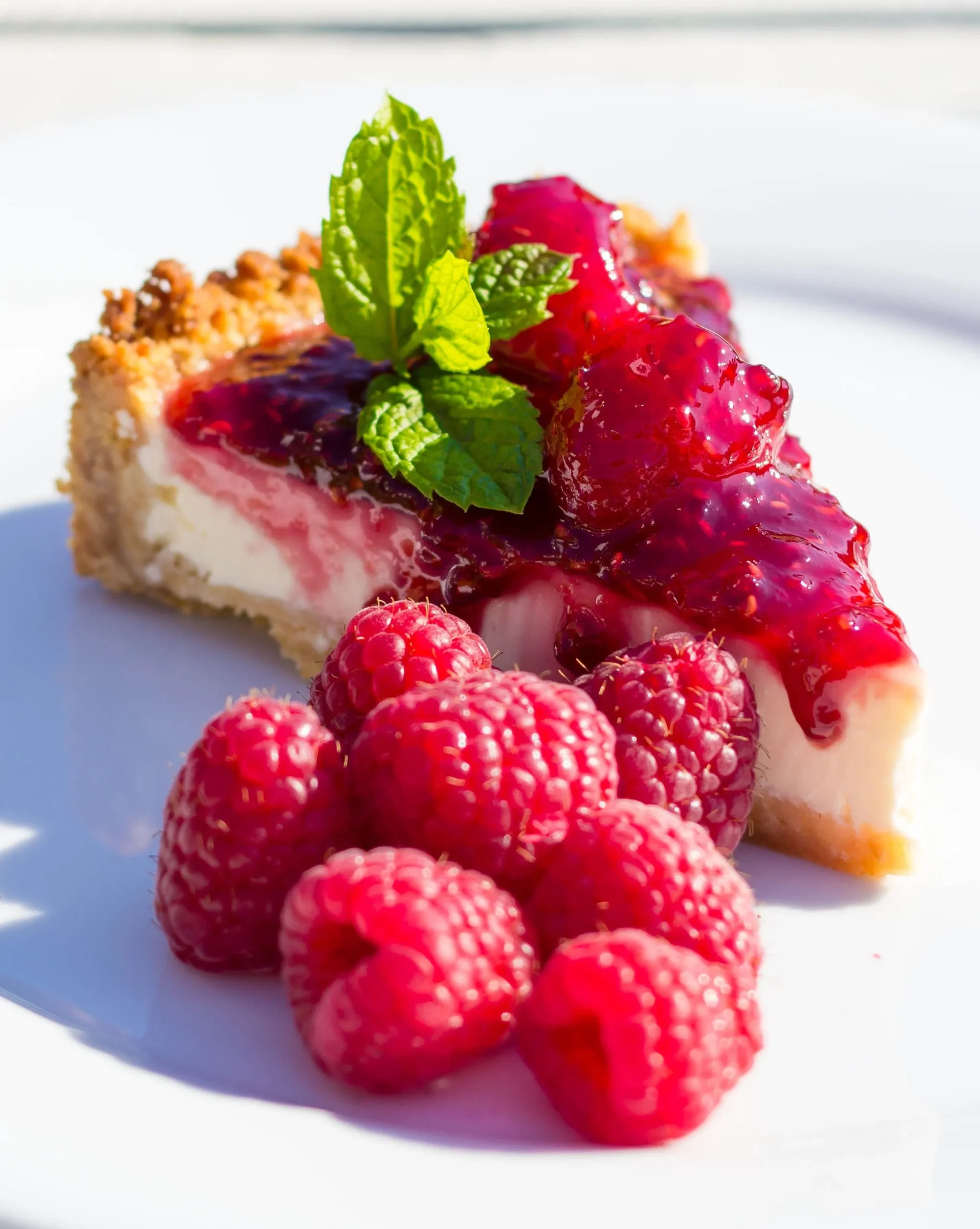 Raspberry Chocolate Cheesecake Bon Appetit