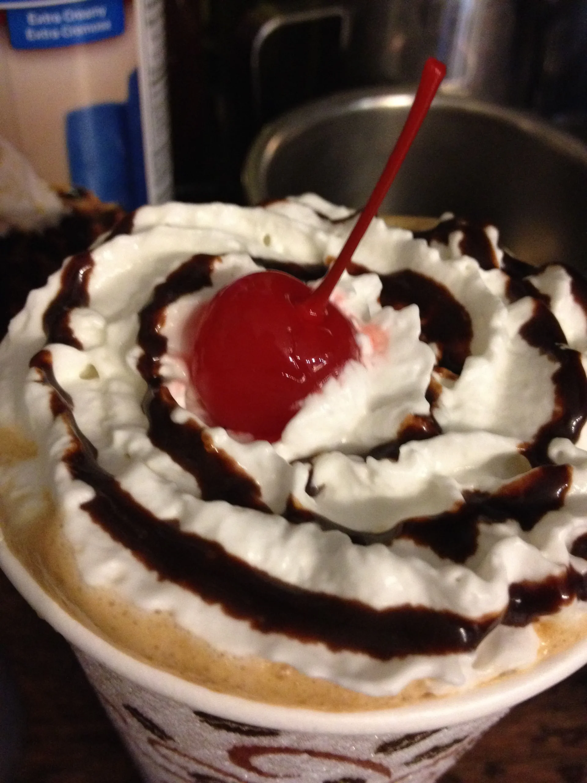 Raspberry Chocolate Chip Whipped Cream Shots