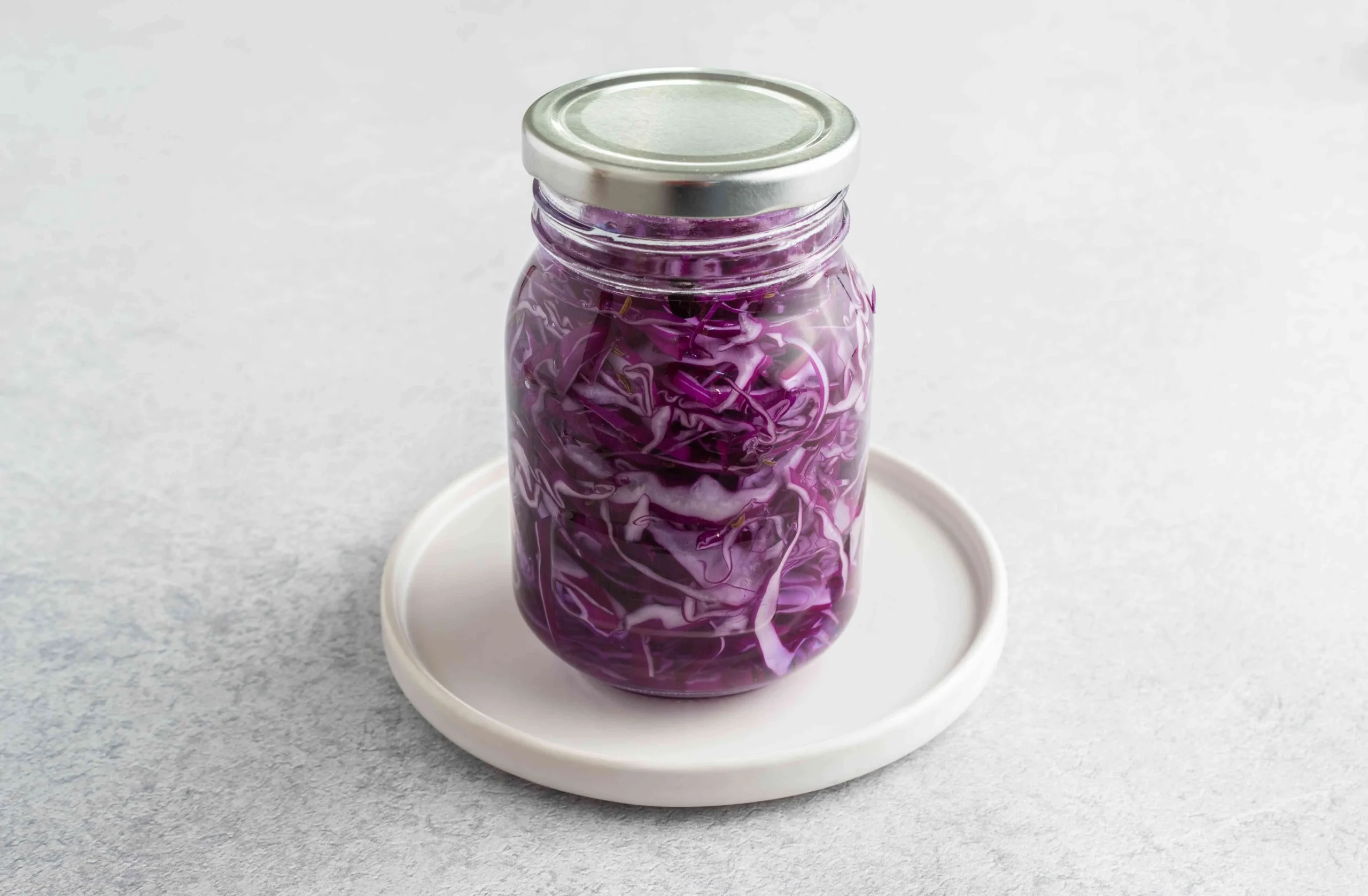 Red Cabbage Sauerkraut Simple Fermented Cabbage