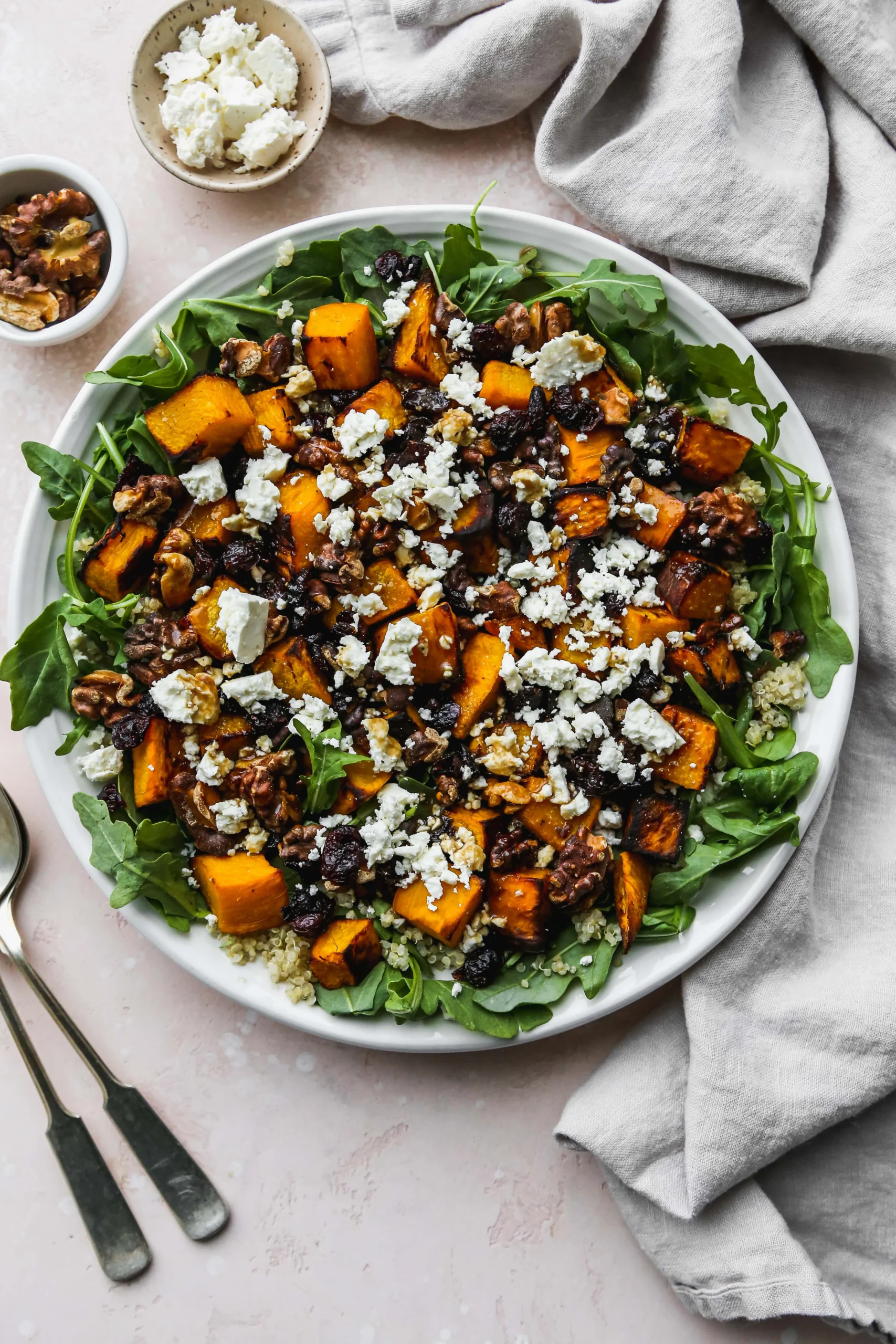 Red Curry Roasted Pumpkin and Fennel Quinoa Salad