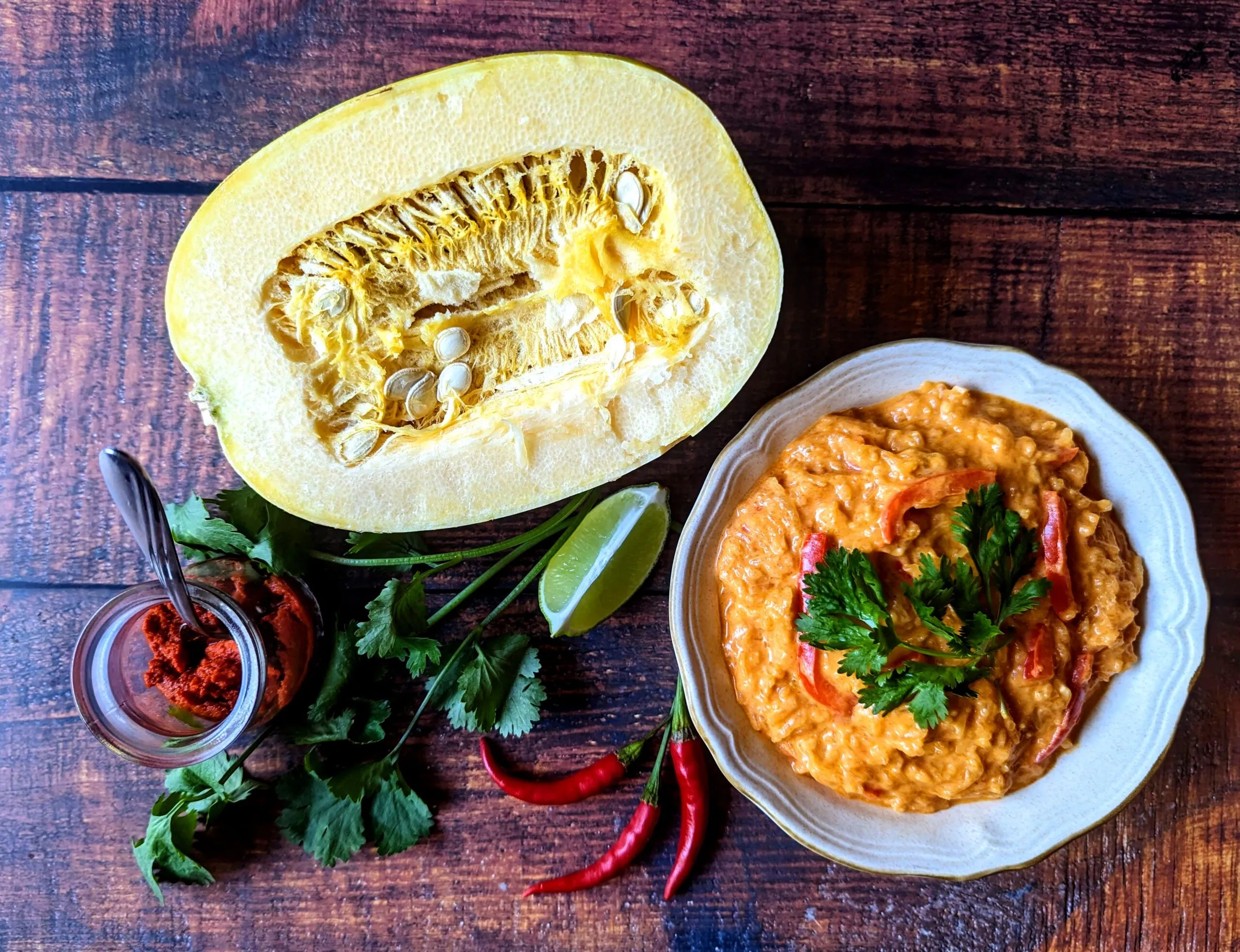 Red Curry Spaghetti Squash