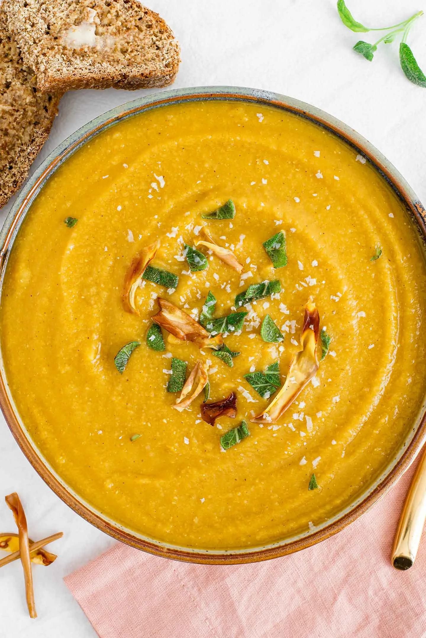 Red Lentils Soup with Butternut Squash