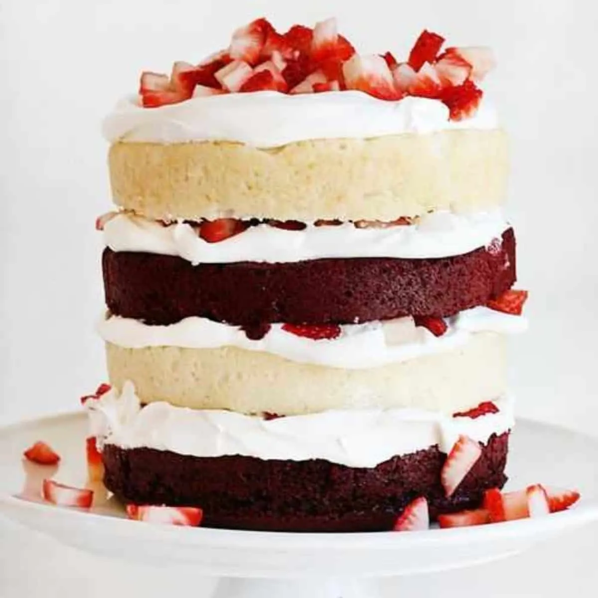 Red Velvet Strawberry Shortcake