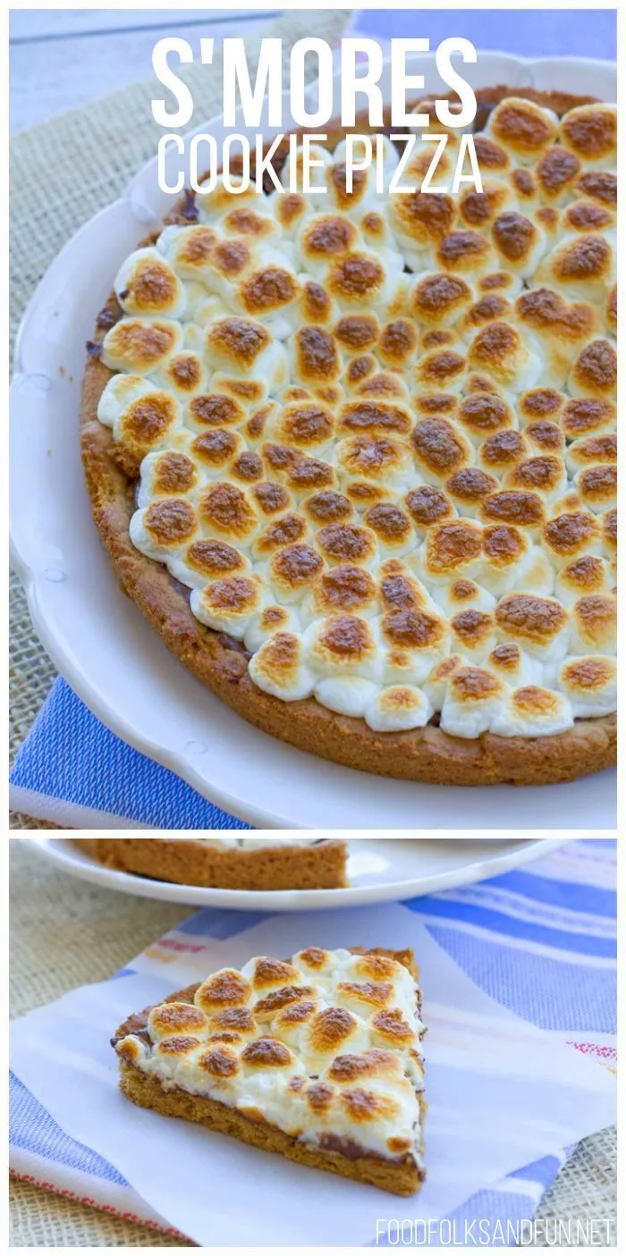 Reese's S'mores Cookie Pizza