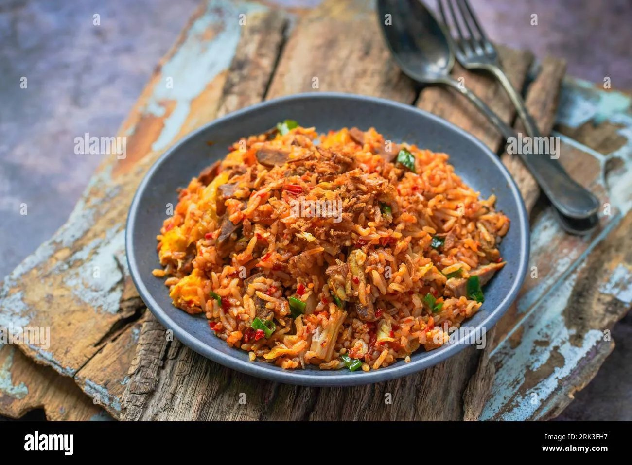 Rendang Fried Rice (Nasi Goreng Bumbu Rendang)