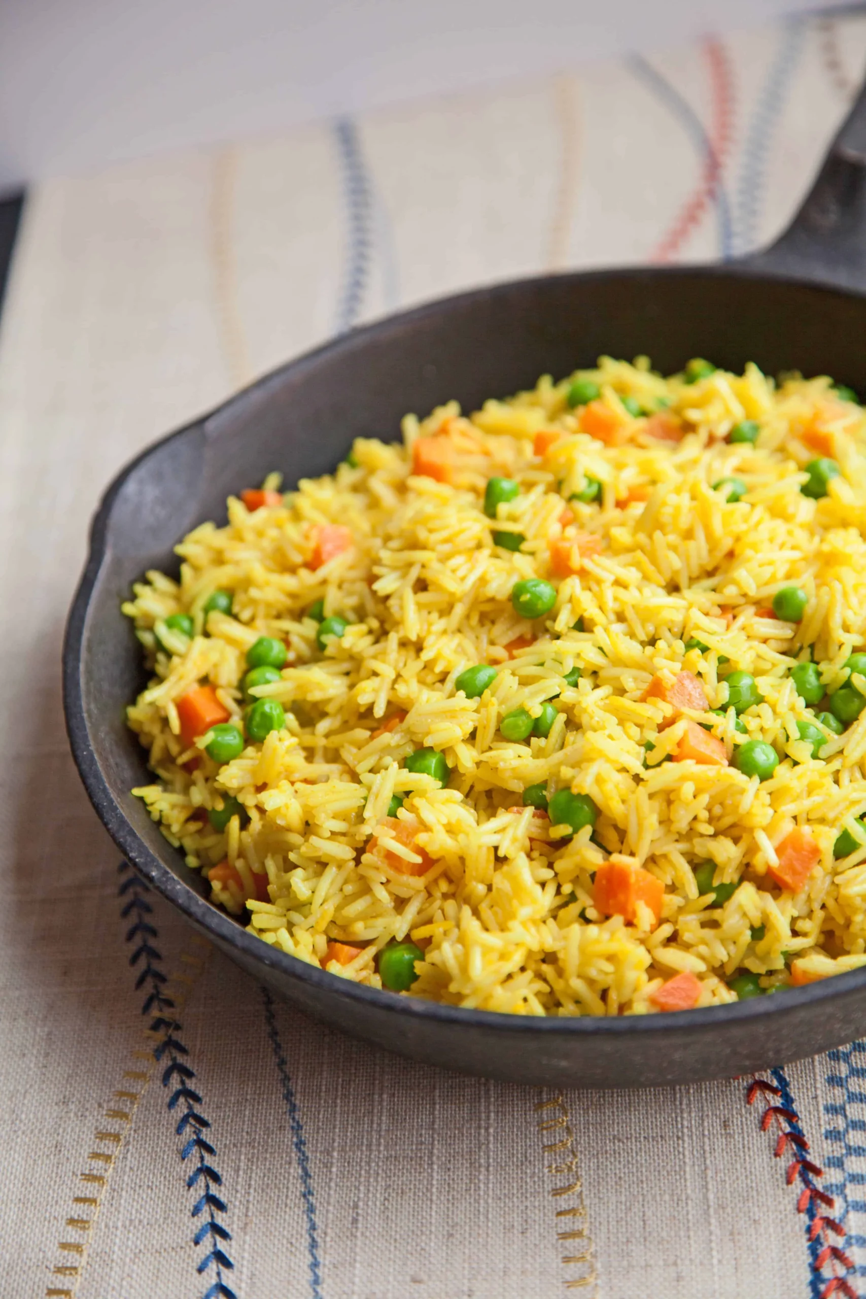 Rice Medley with Peas and Carrots
