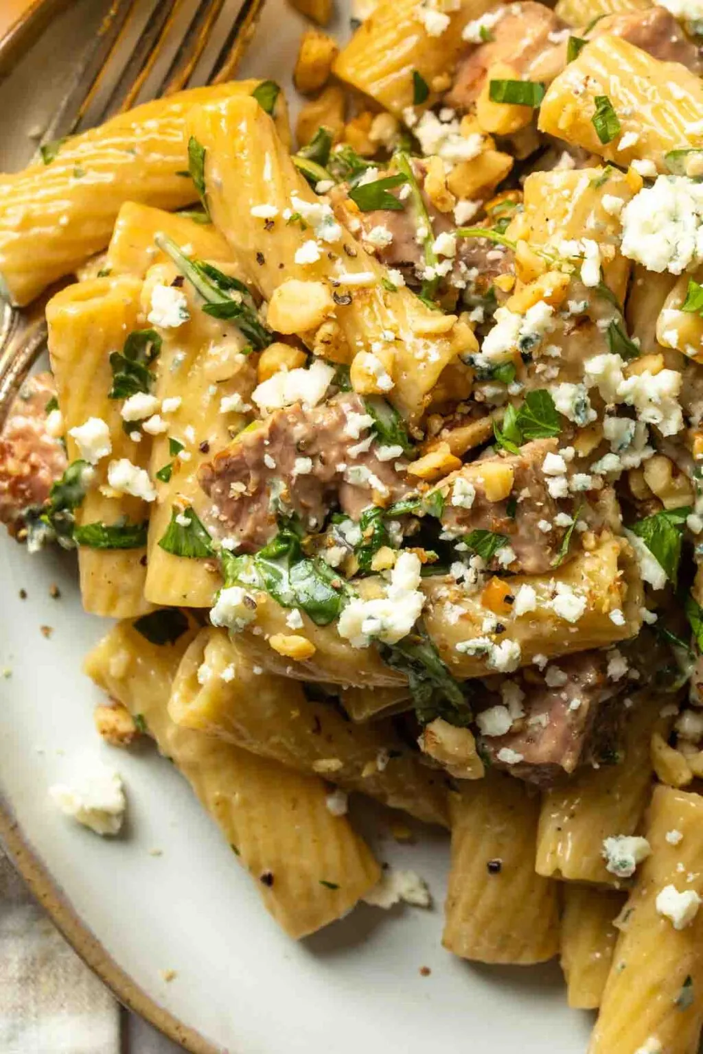 Rigatoni with Gorgonzola Cheese Timballo al Gorgonzola