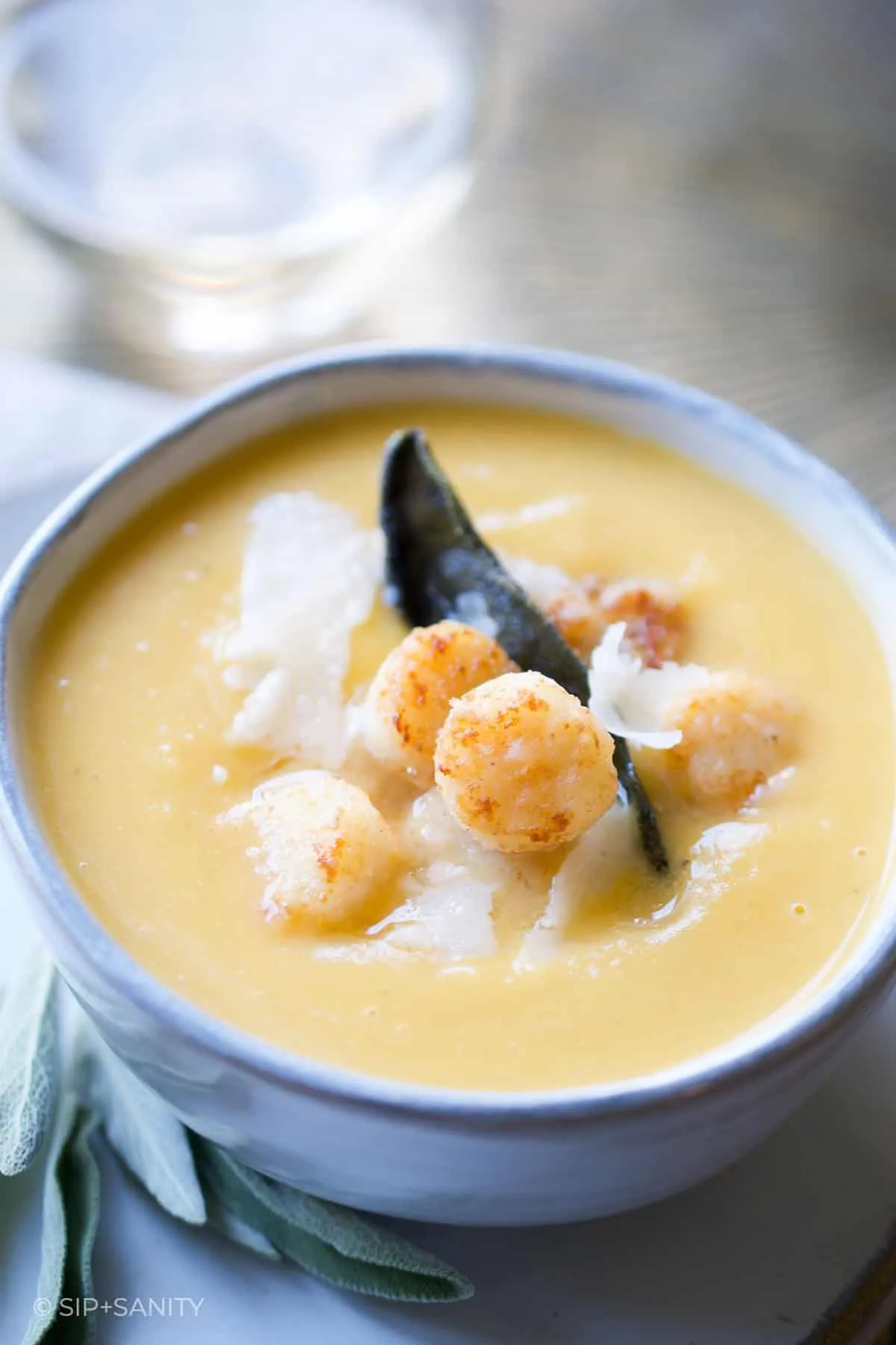 Roasted Acorn Squash Bisque