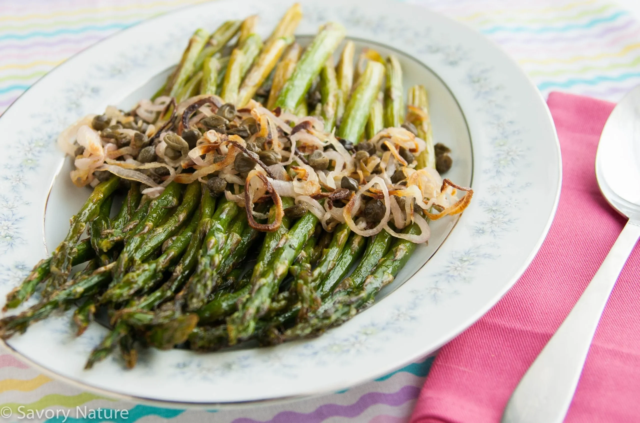 Roasted Asparagus with Shallots