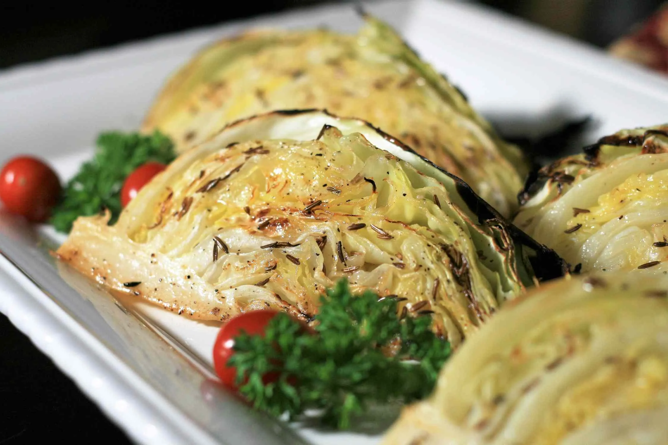 Roasted Cabbage Wedges Oven Method