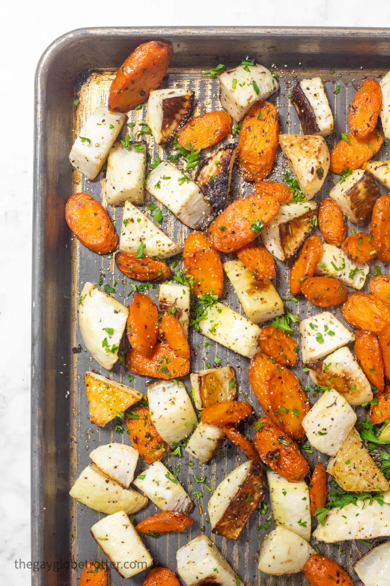 Roasted Carrots and Turnips