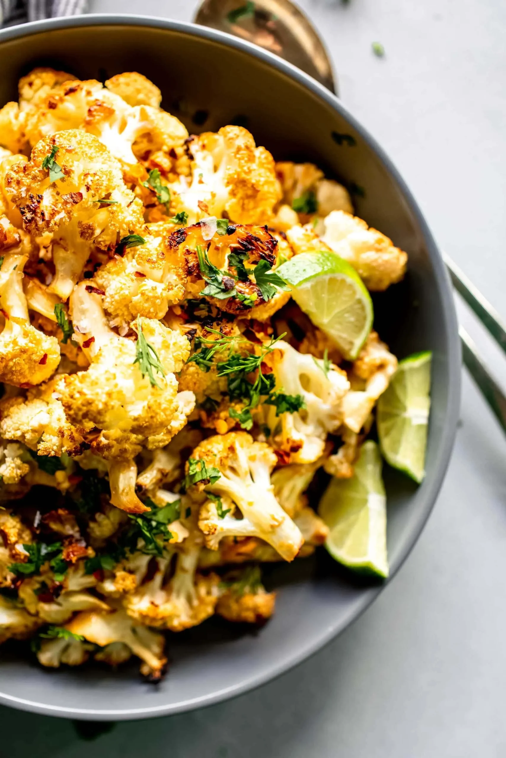 Roasted Cauliflower Rice Bowl with Miso Veggies