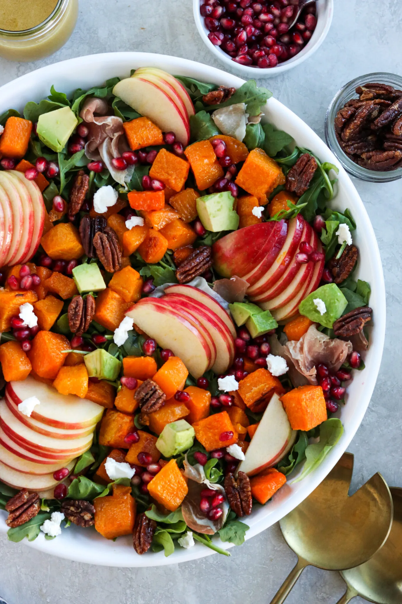 Roasted Fall Salad with Maple Vinaigrette Dressing