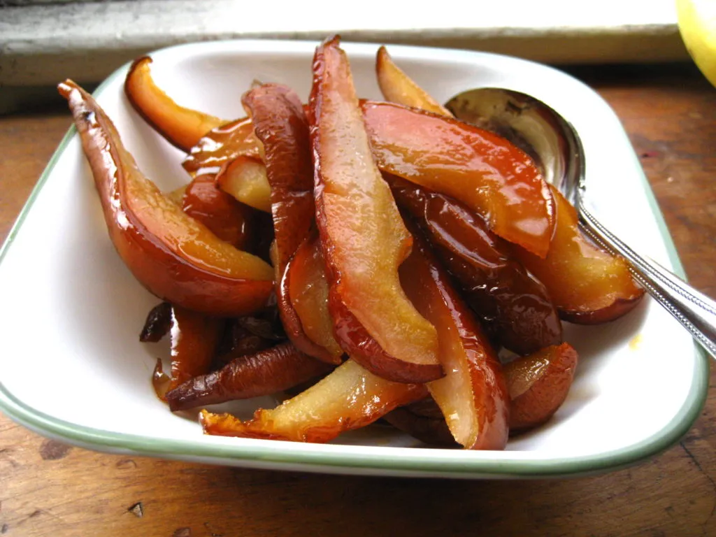 Roasted Maple Pears