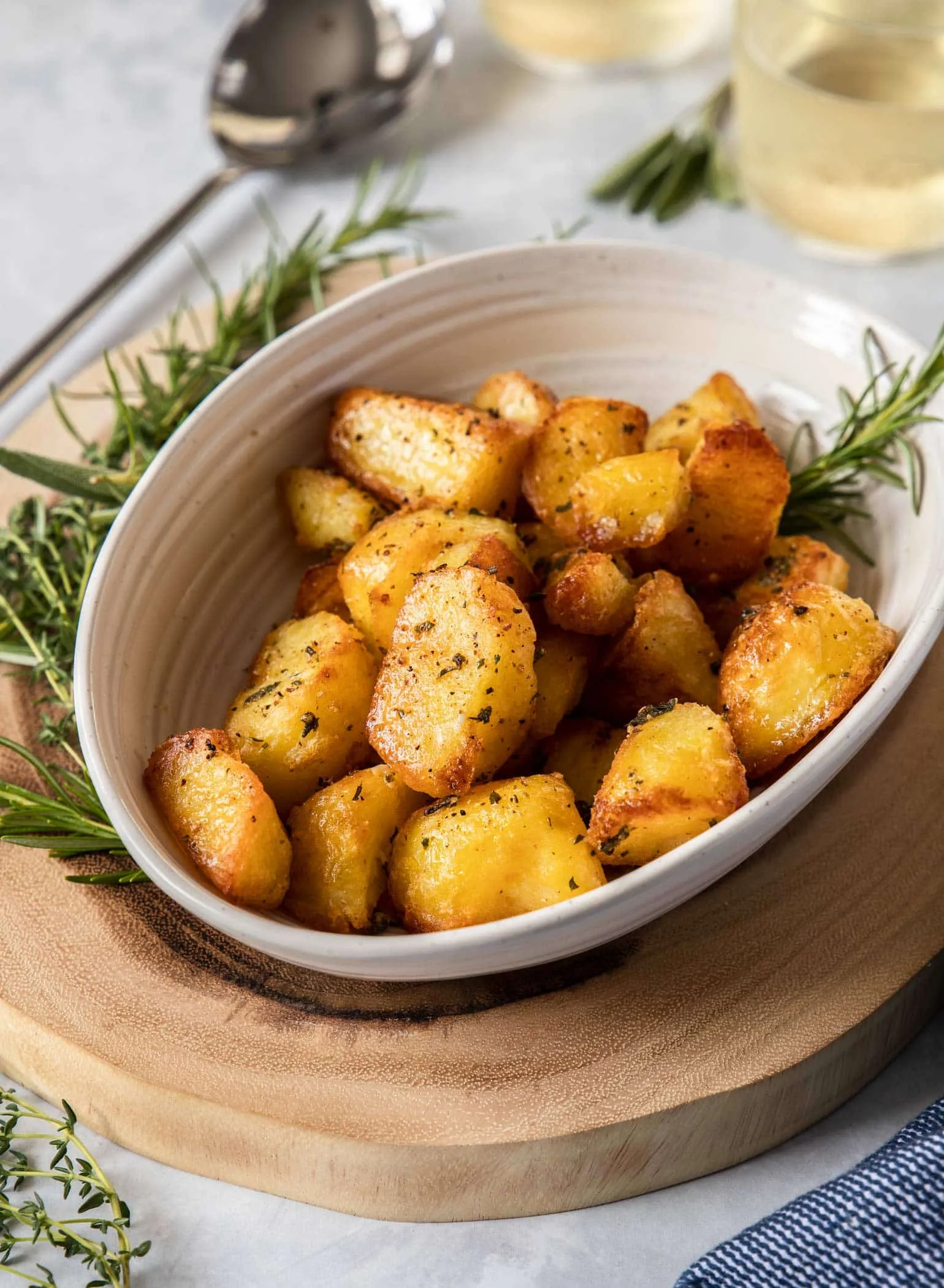 Roasted New Potatoes with Herbs and Garlic