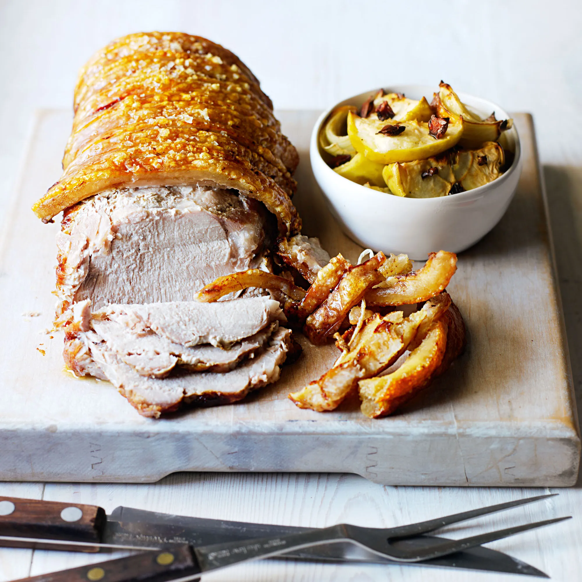Roasted Pork Loin and Apple Chutney