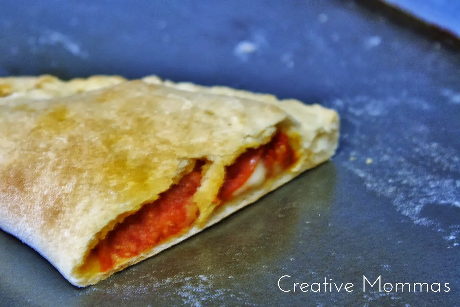 Roasted Tomato Chicken Calzones