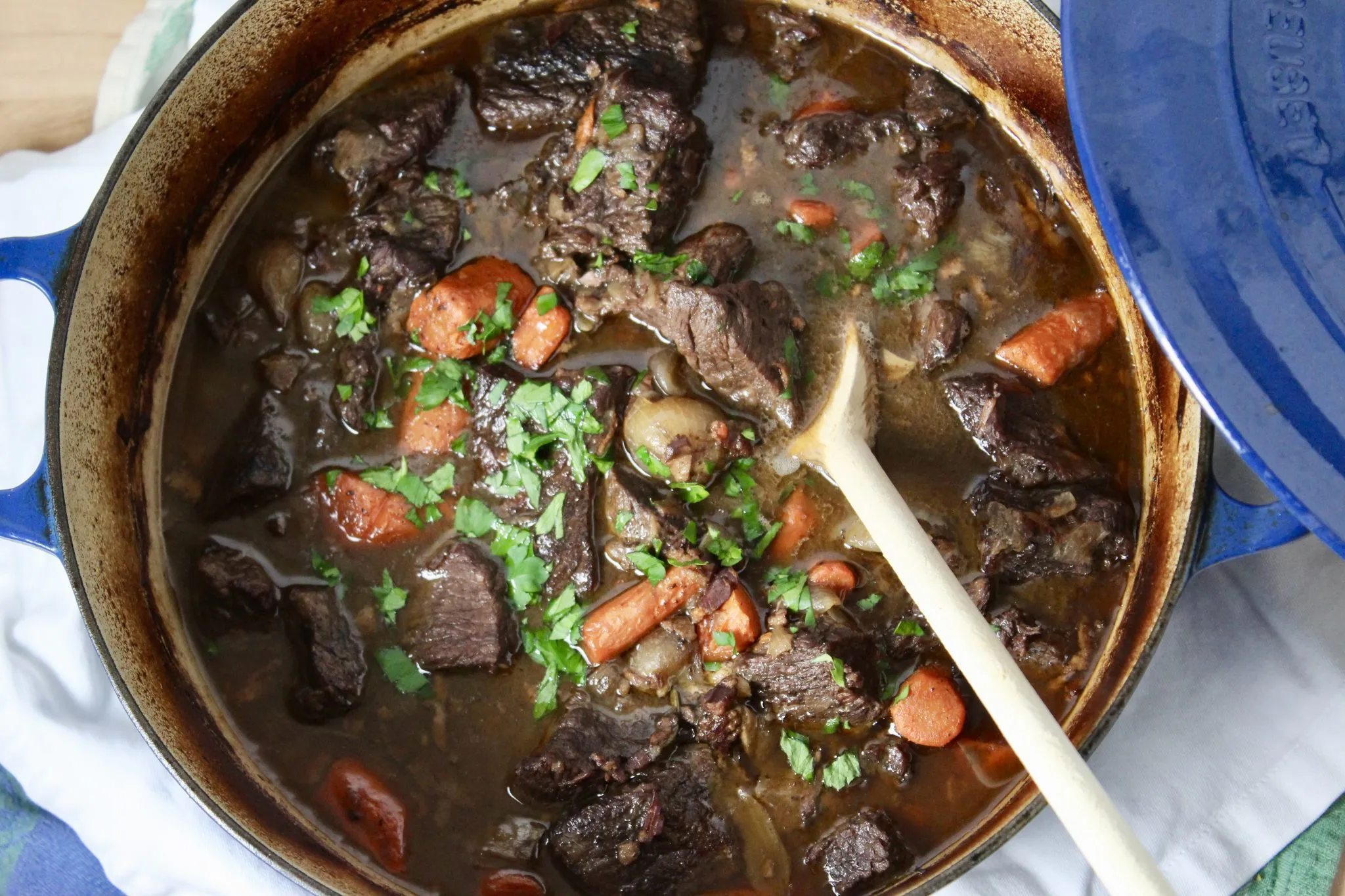 Rosemary and Red Wine Beef Sauté
