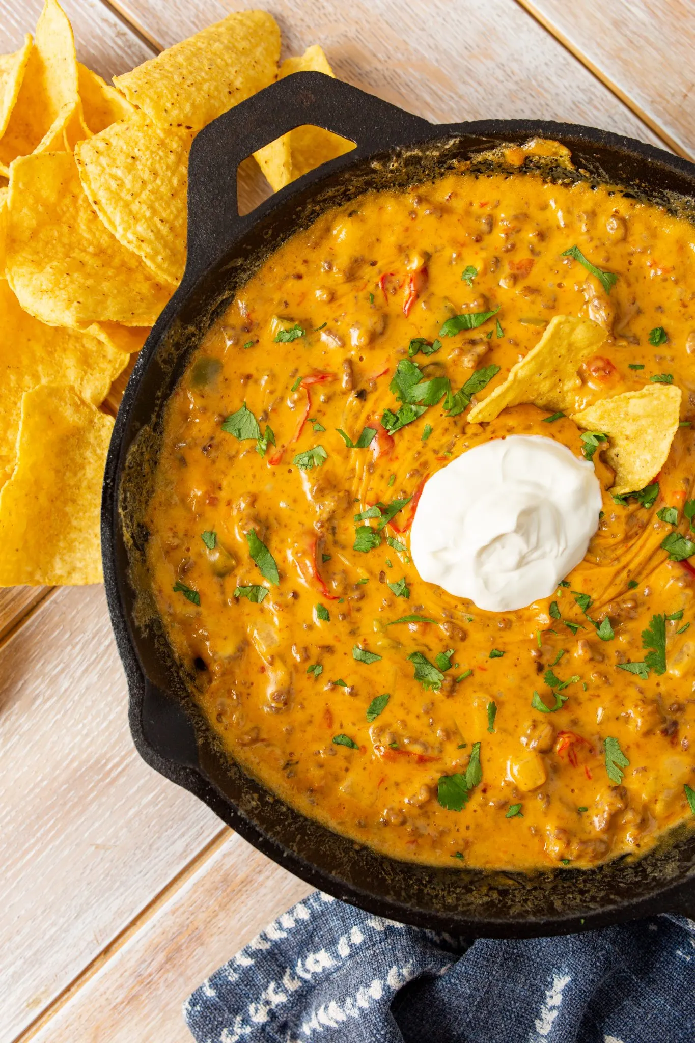 Rotel Hamburger Cheese Dip