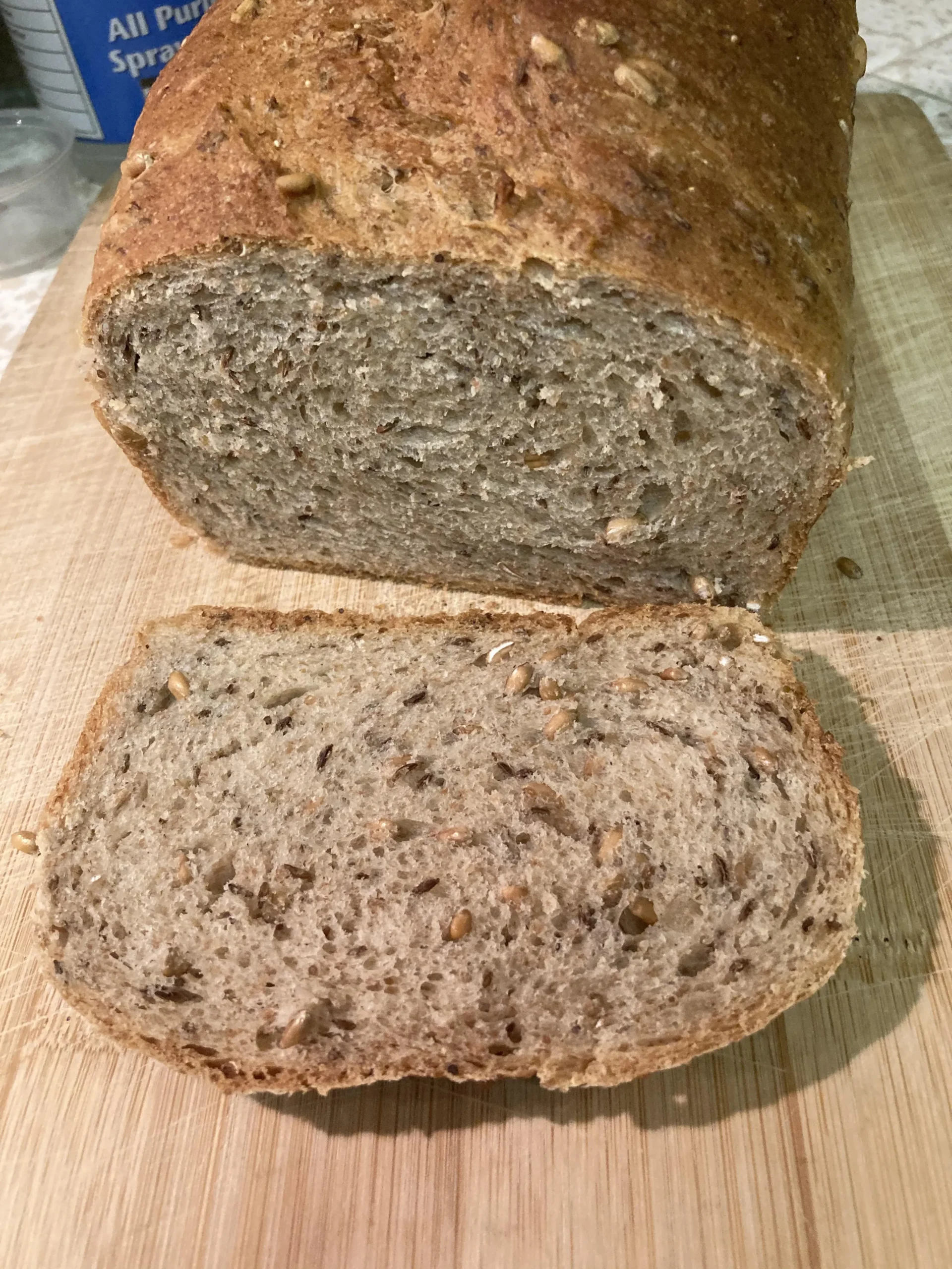 Rye Bread with Dill Pickles in a Crock