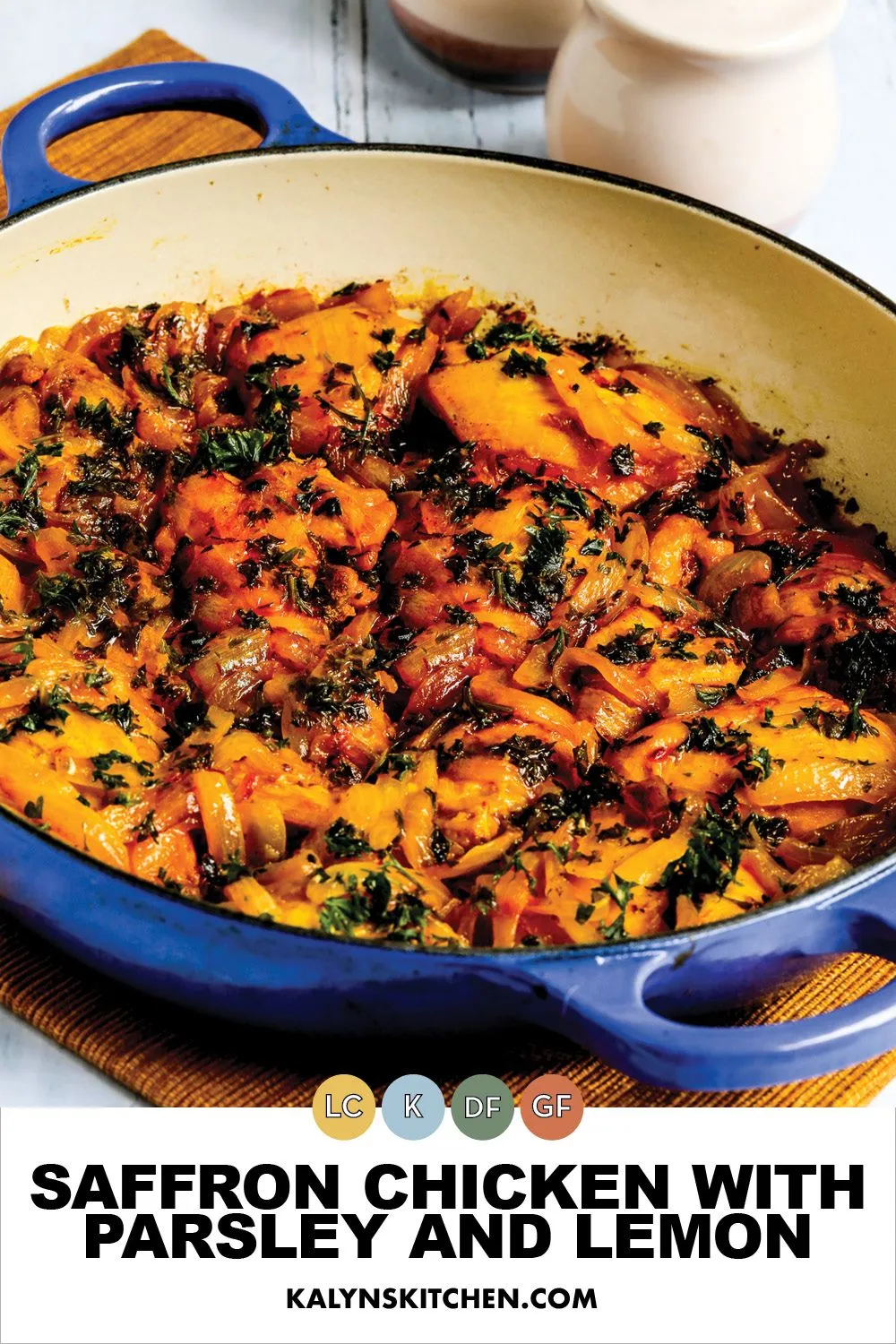 Saffron Chicken with Parsley