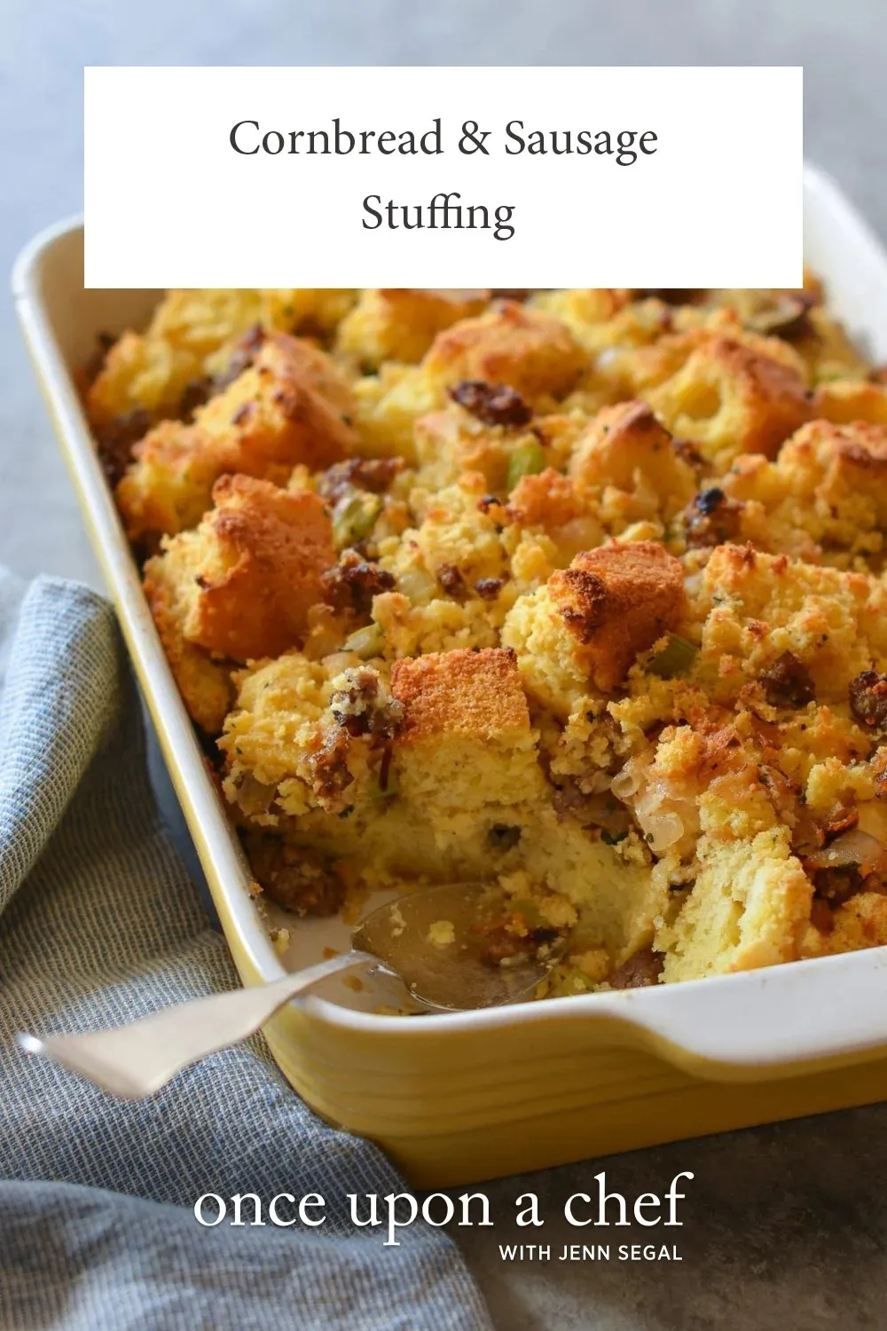 Sage Sausage Cornbread and Challah Stuffing