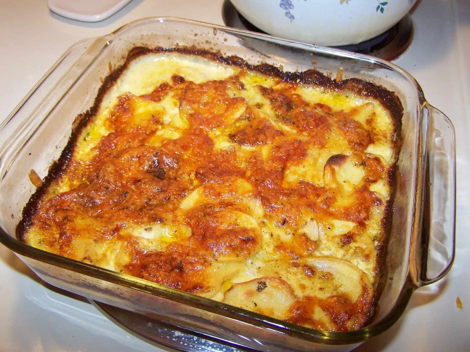 Sage and Cheddar Potato Gratin