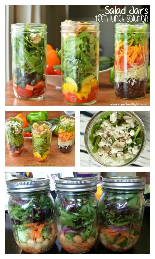 Salad Jars Teen Lunch Solutions