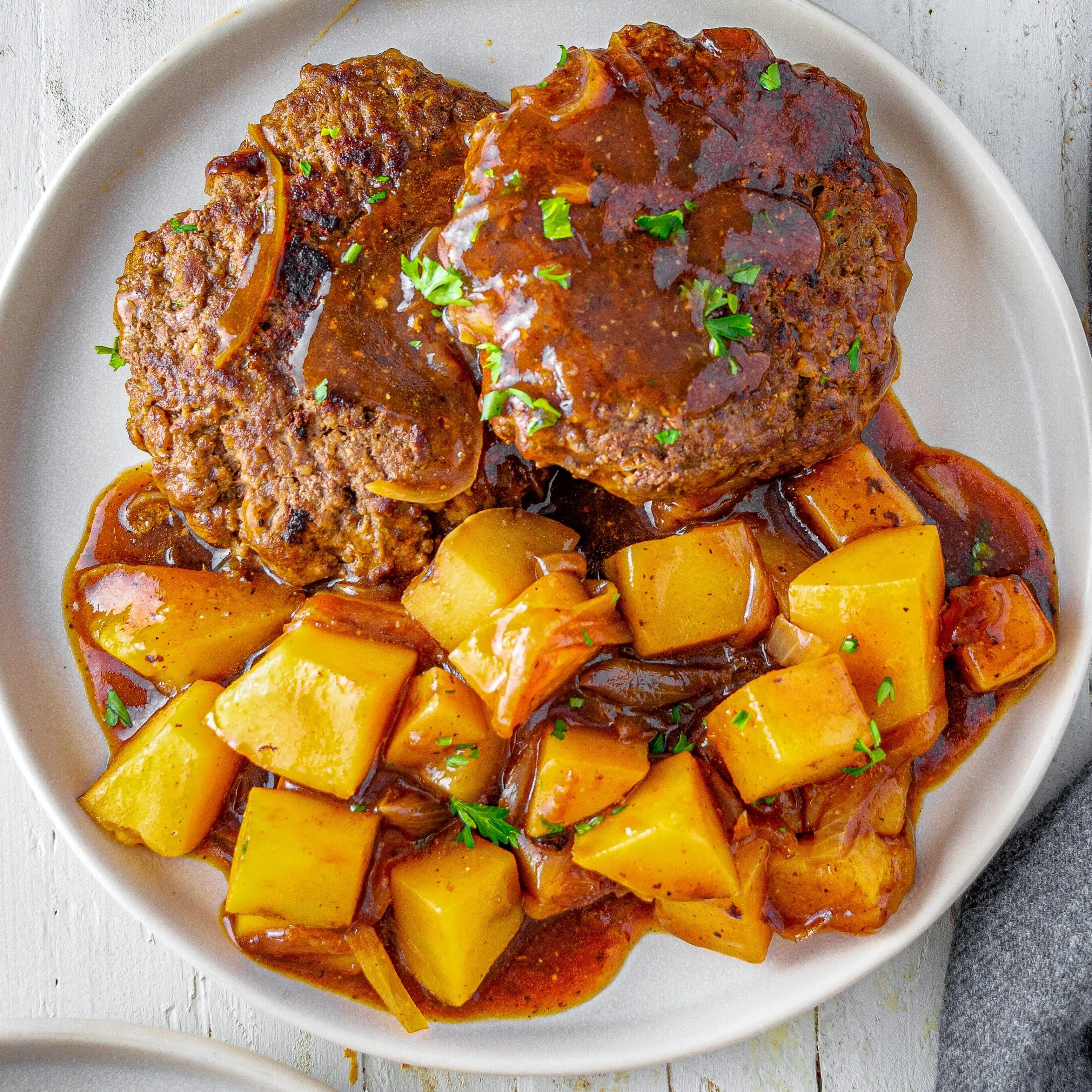 Salisbury Steak Potato Skillet