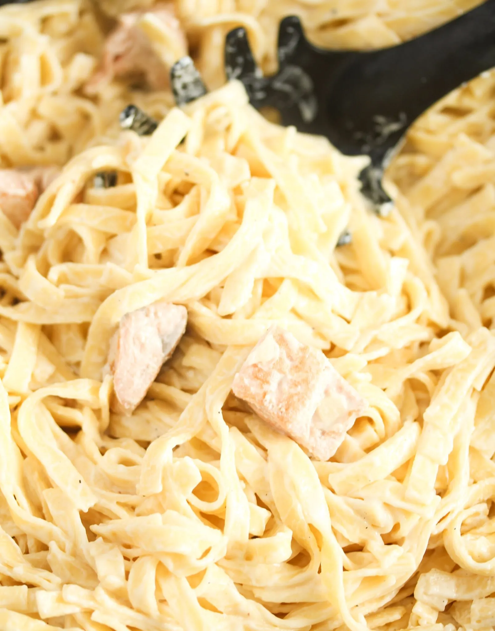 Salmon and Crème Fraîche Pasta