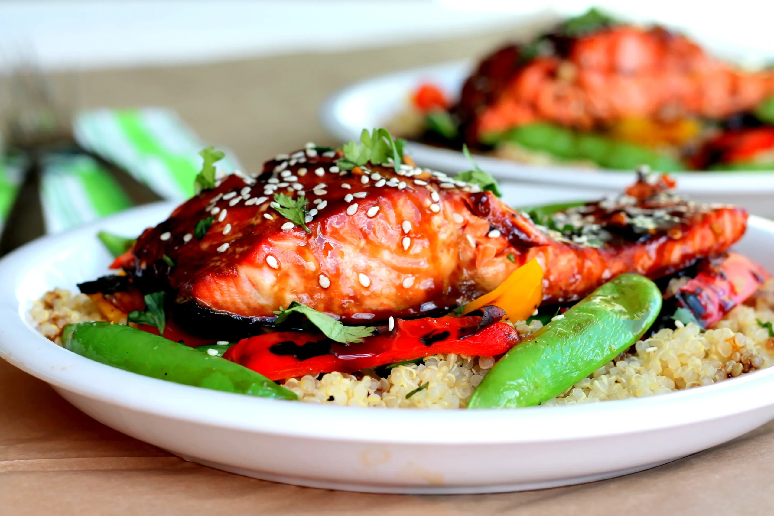 Salmon and Ginger Stir Fry