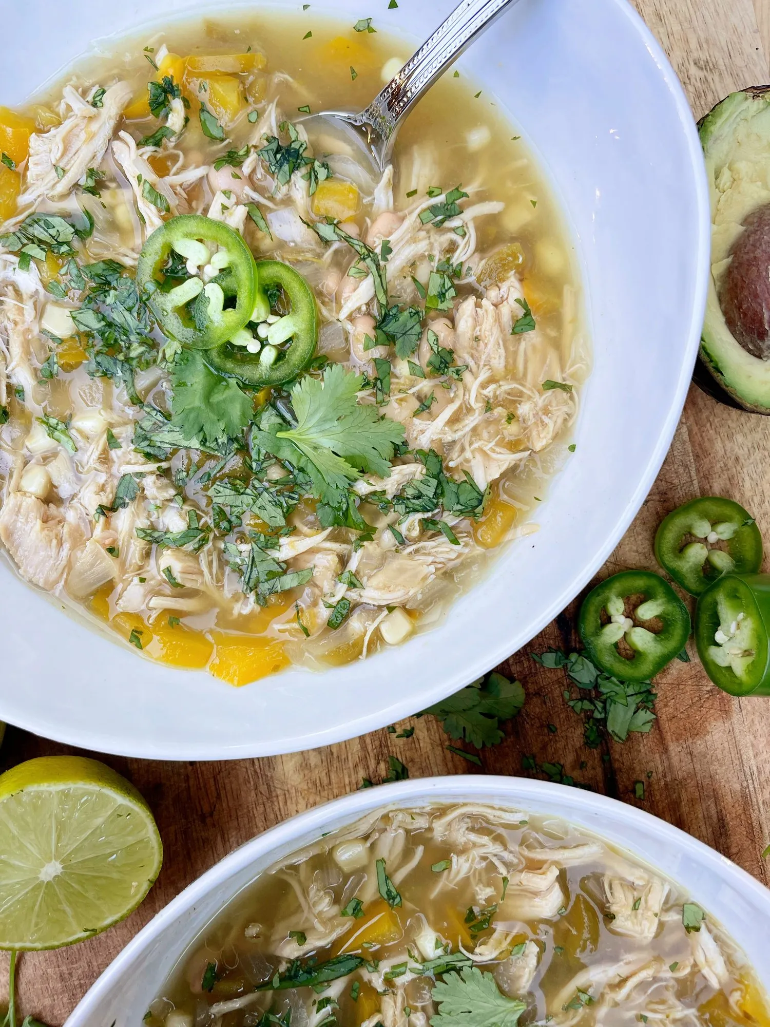 Salsa Verde White Chicken Chili