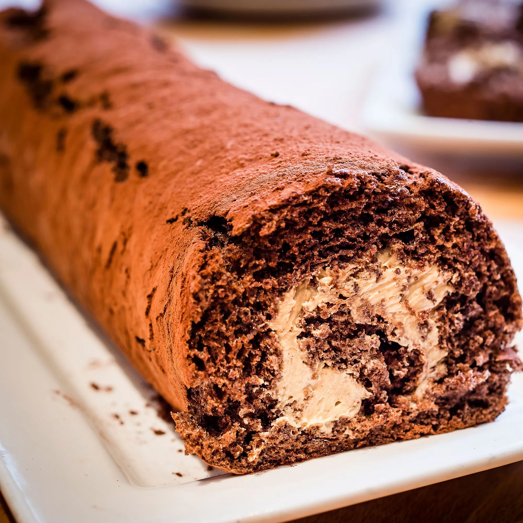 Salted Caramel Swiss Roll