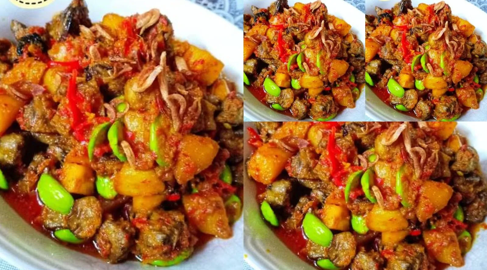 Sambal Goreng Kentang Ati Ampla Petai