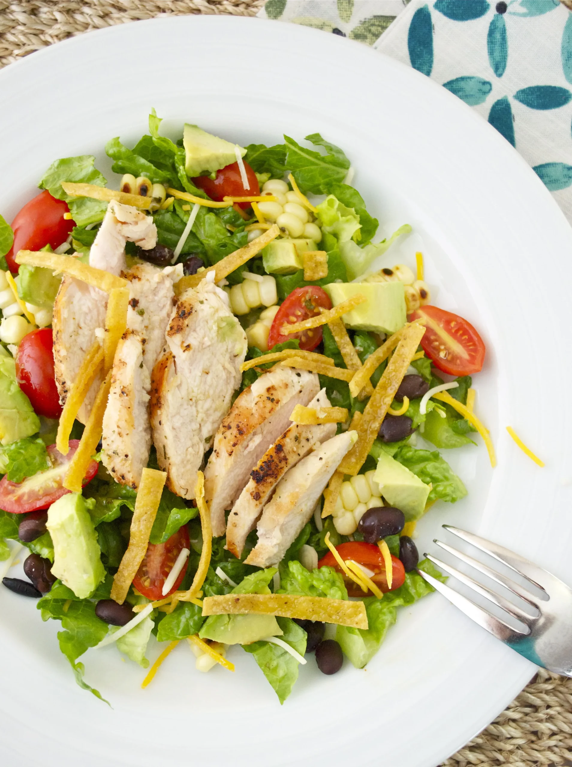 Santa Fe Chicken Parmesan Pasta Salad